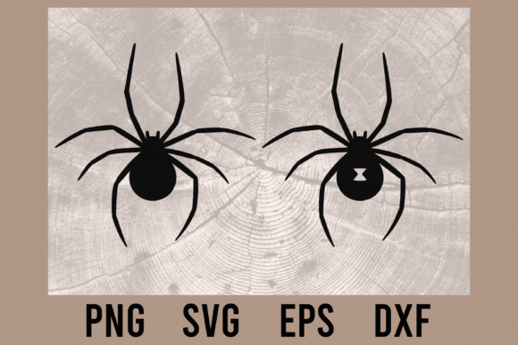 Download Spider Silhouette Cut Files | PNG, SVG - Premium Resources