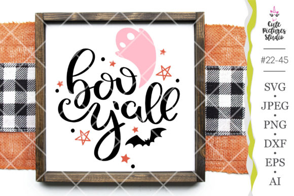Download Boo Y`all Halloween Cricut SVG Cut File - Halloween cricut Collection